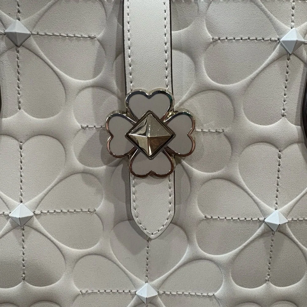 EUC Kate Spade white tote - Picture 3 of 16